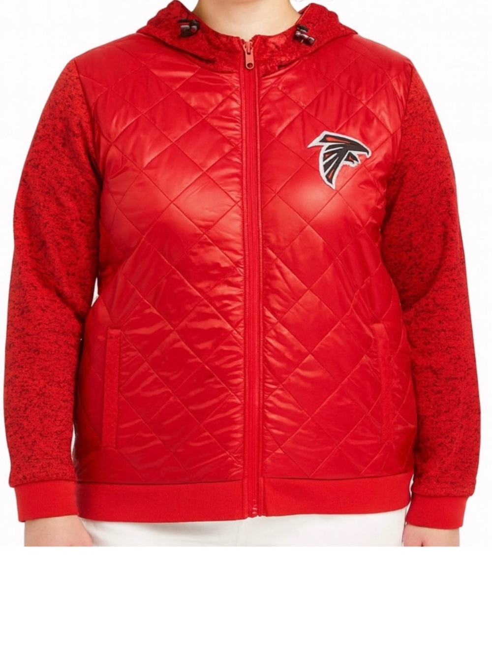 NFL Team Apparel NFL “Atlanta Falcons” Sweatshirt/Puffer Hoodie Jacket- NWT- Med